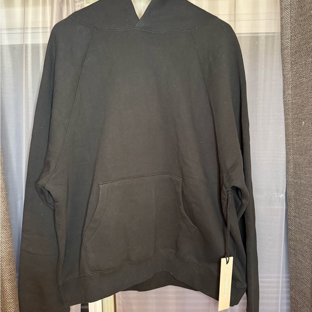 FOG Essentials Black Pullover Hoodie